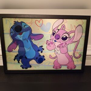 Lenticular Stitch & Angel Framed Picture